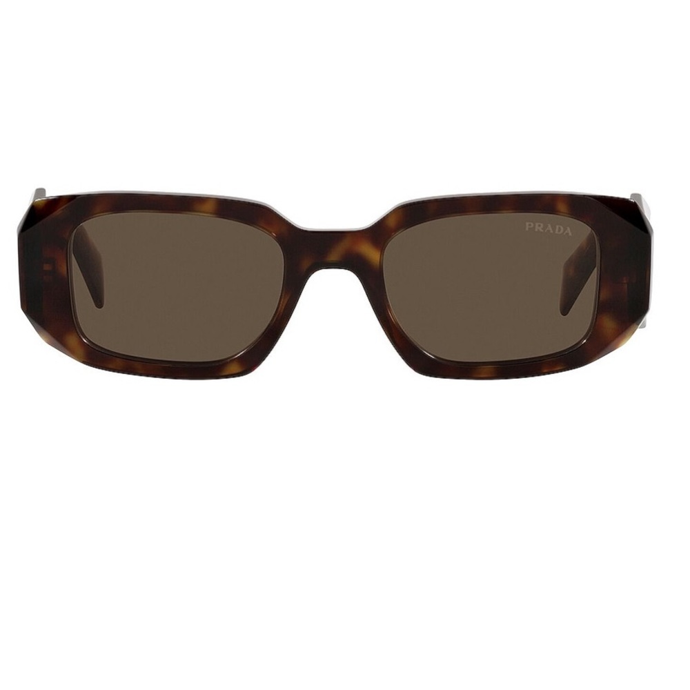 Prada - sculto reo irregular rounded in tortoise brown sunglasses